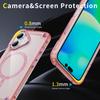 For iPhone 17 Case Skin Touch TPU+PC Phone Cover Compatible with MagSafe