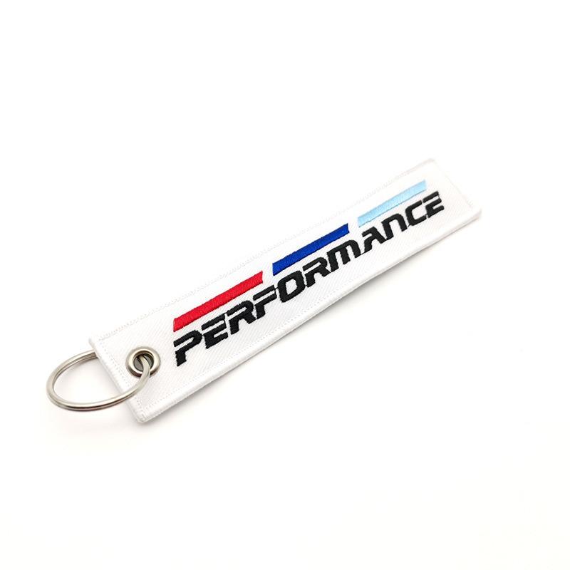 ZDNE2 BMW Emblem Nylon Lanyard Printing Style Long short Keychain For BMW M Performance E90 E60 E46 1 2 3 4 5 7 Series Accessories