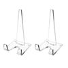 Sturdy Clear Acrylic Display Stand Practical Small Clear Holder Decorative Easel for Art and Dining Presentations