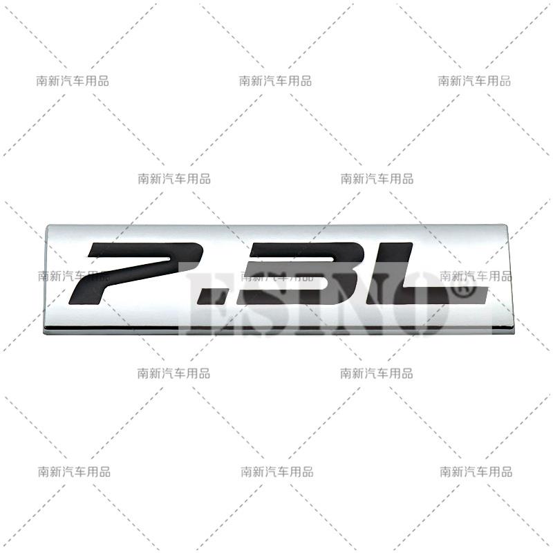 Car Styling 3D Metal Chrome Zinc Alloy Adhensive Emblem 6.0L 6.1L 6.2L 6.4L 7.0L 7.3L Body Trunk Fender Badge Accessory