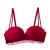 Spitzen-Bandeau-Push-Up-BH mit doppelten Trägern