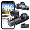 VANTRUE N4 Pro S 4K STARVIS 2 Super Night Власний PlatePix Номерний знак Смартфон Паркування Аварійний Голосовий Інфрачервоний Нічний Розширений Карта 1 ТБ