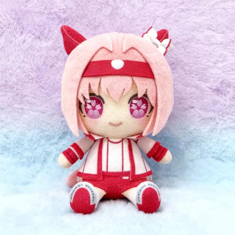 20CM New Cute Creative Anime Cartoon Uma Musume Agnes Tachyon Soft Plush Rice Shower Special Week Peripheral Toys for Kids Gifts