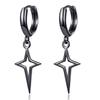 Trendy Unisex Star Earring Pendant with Hollow Design