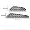 T304pcs Carbon Fiber Car Door Anti-collision Strips Edge Guard Scratch Protector Trim Valve Cap For Volkswagen MK6 Golf 6 GTI Jetta