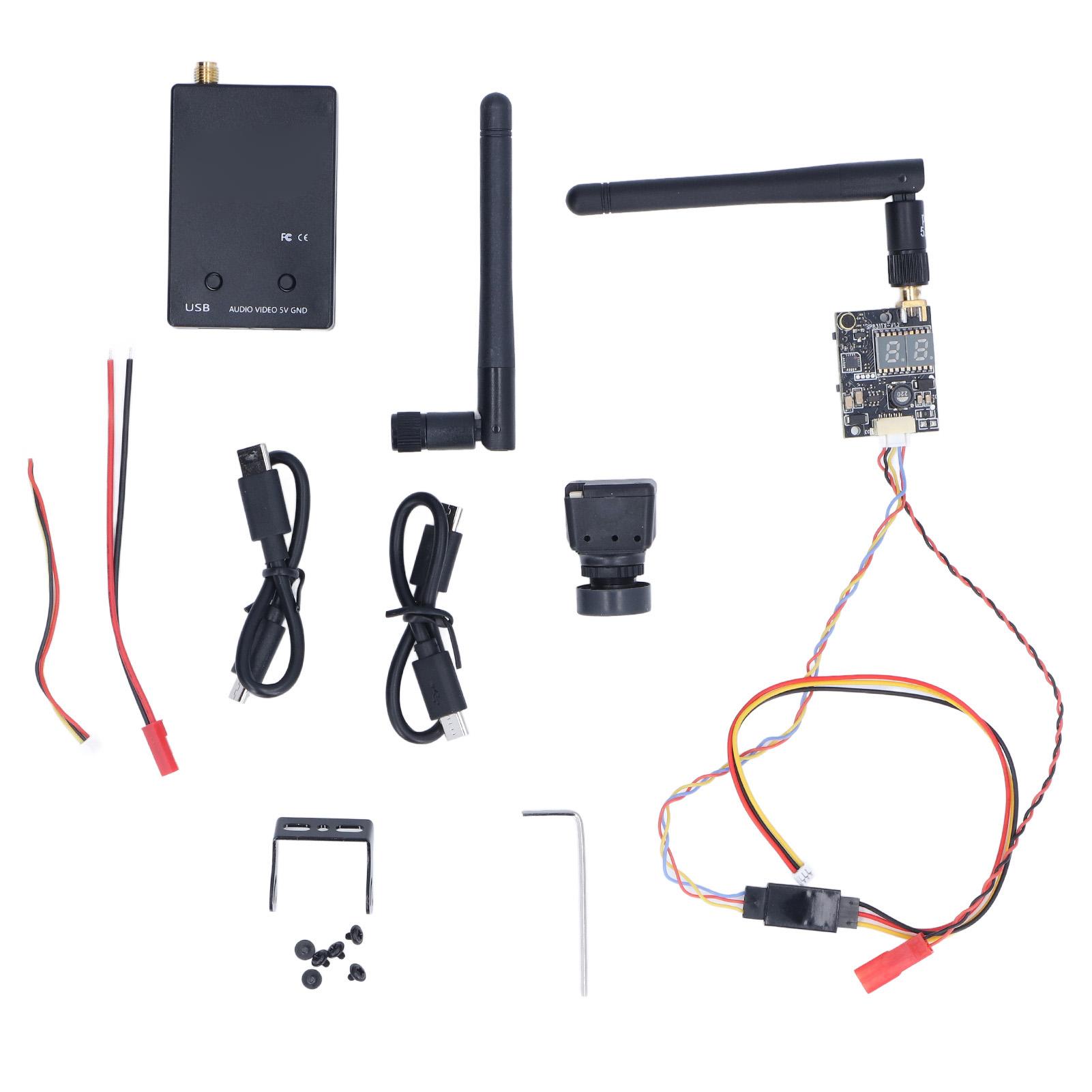 

Приймач передачі зображення телефону 5.8G Комплект трансивера відео аудіо з антеною DC7V‑24V