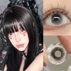 Mill Creek Cosplay Contact Lens Halloween White Eye Makeup 14.5MM Kuro Mime Softlens Color Contact Lenses 1 Year Use