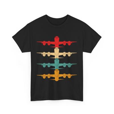 Airplanes T-Shirt Mens Womens Tees Top, Airplane Aviation Lovers Aviator Pilot FlighT Shirt Mens Womens Tees Top