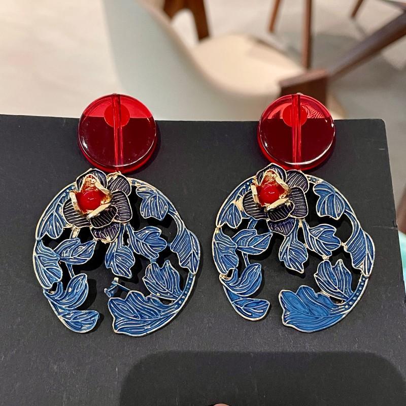 Boucles d'oreilles pendantes tendance pour les bijoux pour femmes