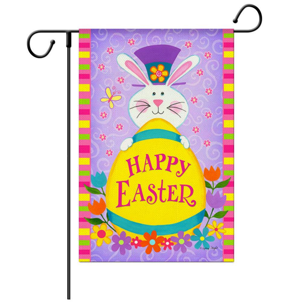 Buy Jardin Easter Garden Flag Festival Banner Vertical Double Sided