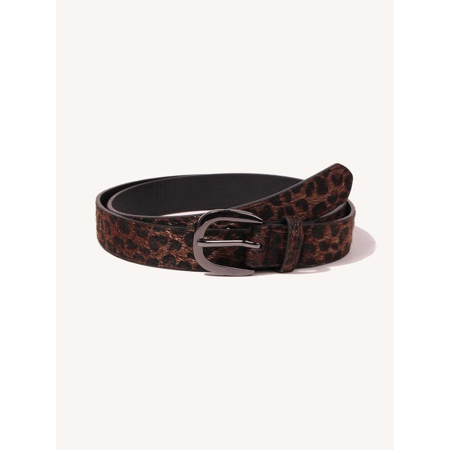 

Замшевый ремень из оленьей кожи с леопардовым принтом, простой стиль, женский, универсальный, с пряжкой-булавкой, для одежды, ремень для джинсов 100cm