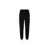 Li Ning Color Block Mid Rise Comfortable Breathable Versatile Jogger Knit Sports Pants Men Bottoms Black YKLT115-1