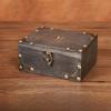 Vintage Girl Wooden Storage Box With Lid Jewelry And Organization Accessories