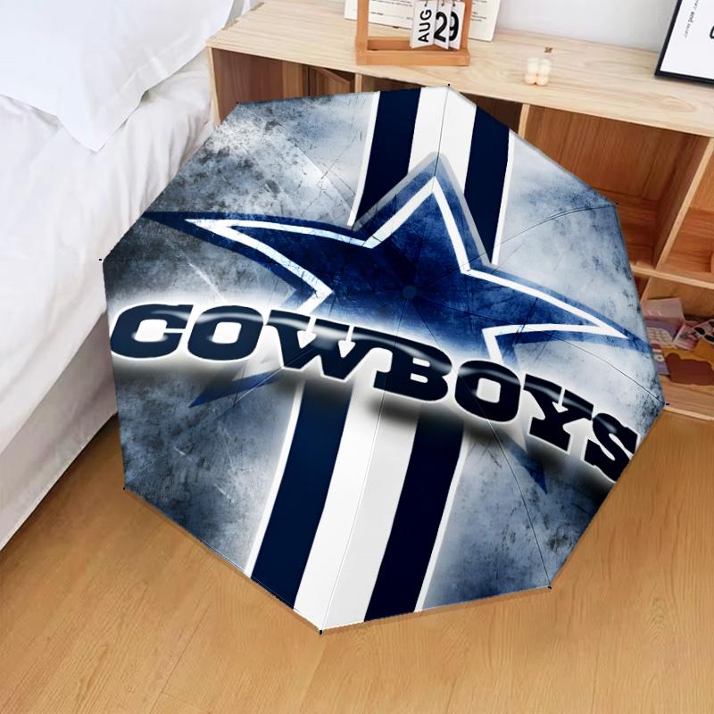 Dallas Cowboys Umbrella Folding umbrella, automatic umbrella 8-Frame for Travel, camping Use Gift for Halloween Christmas