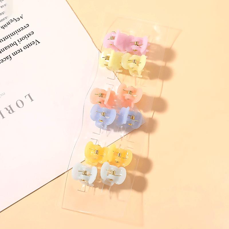 12 szt./partia Klipsy do włosów dla kobiet Klips szponowy Elegancki Kolorowy 1,5 cm Mały Szpon do włosów Dziewczynki Krab do włosów Spinki Akcesoria do włosów