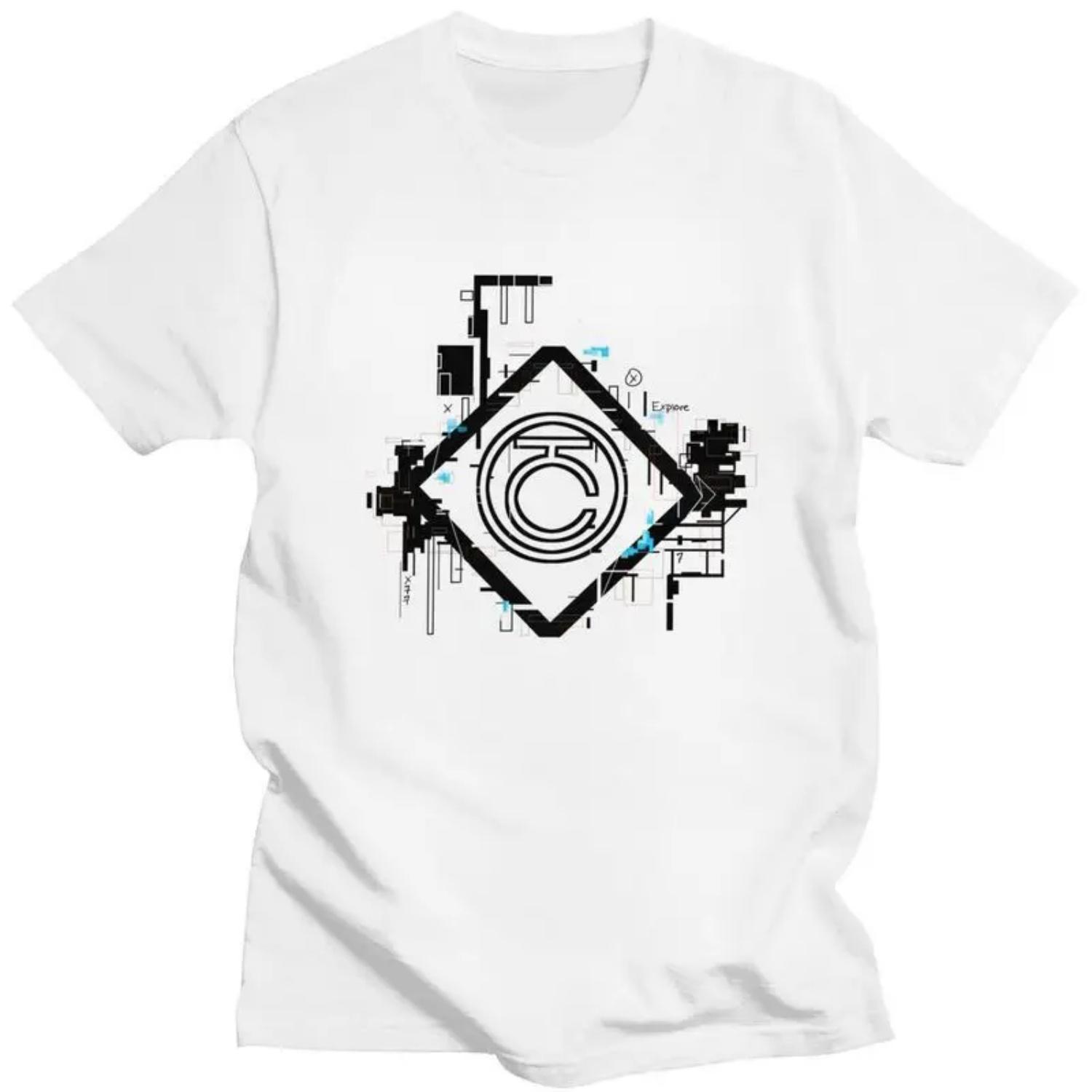 

Japanese Tokyo Explorer Techwear T Shirts for Men 100% Cotton Tee Tops Future Tech Street Wear Tshirt Short Sleeve T-shirt S чёрный
