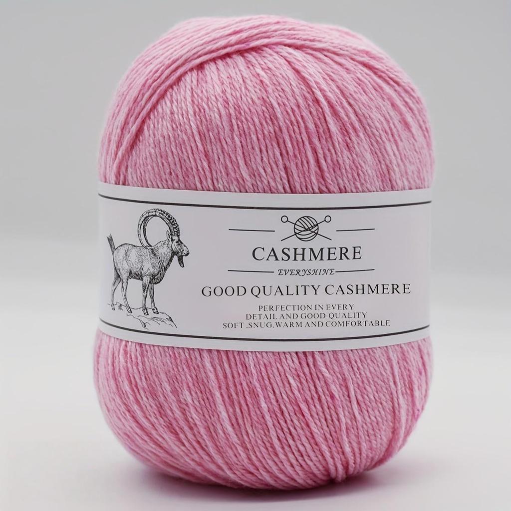 Premium Cashmere Yarn for Knitting & Crocheting – 50g/1.76oz, 320m/350yd, Ultra-Soft Fine-Gauge Handmade Wool (1.5-2.5mm Needles) Sweaters DIY Crafts