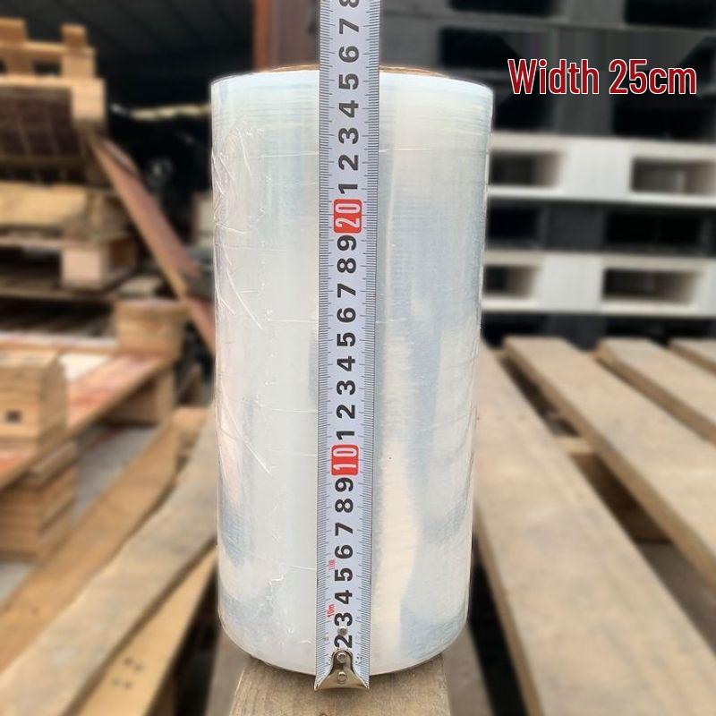 Eco-friendly Transparent Stretch Film, 50cm, 6 Large Rolls for Industrial Use