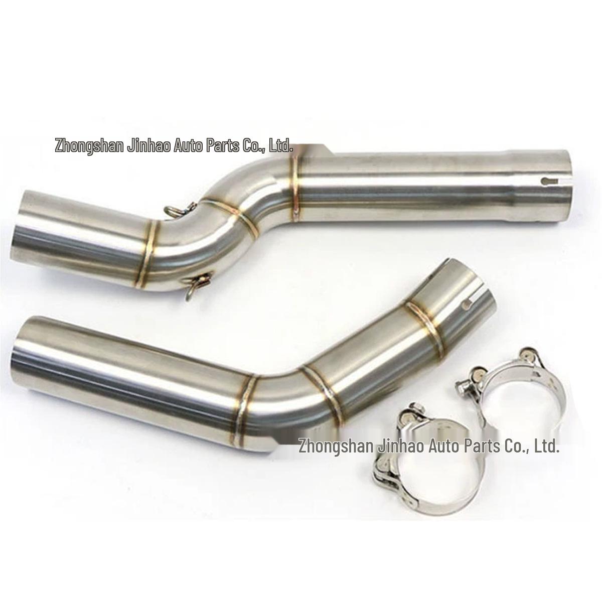 Stainless Steel Split Mid-Pipe for CBR600 F5 Motorcycle Exhaust Modification