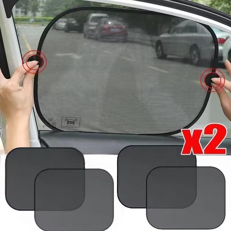 2Pcs Car Sunshade Covers Cover Universal Windscreen Folding Visor Reflector Windshield Auto Window Sun Shade Protector