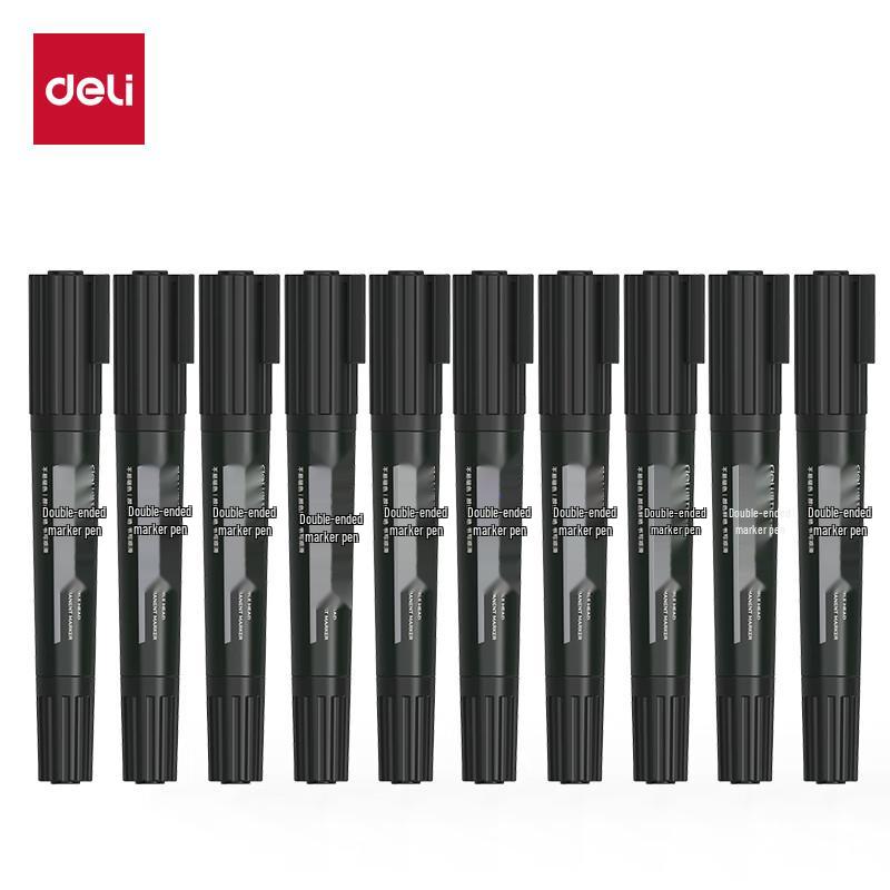 Deli Double-Tip Multi-Purpose Marker Pens