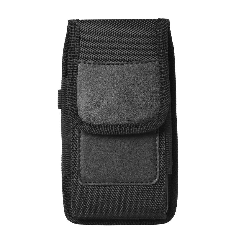 Men Phone Holster Cellphone Loop Holster Belt Clip Waist Bag Oxford Cloth Wallet Card Holder Running Travel Camping Phone Pouch