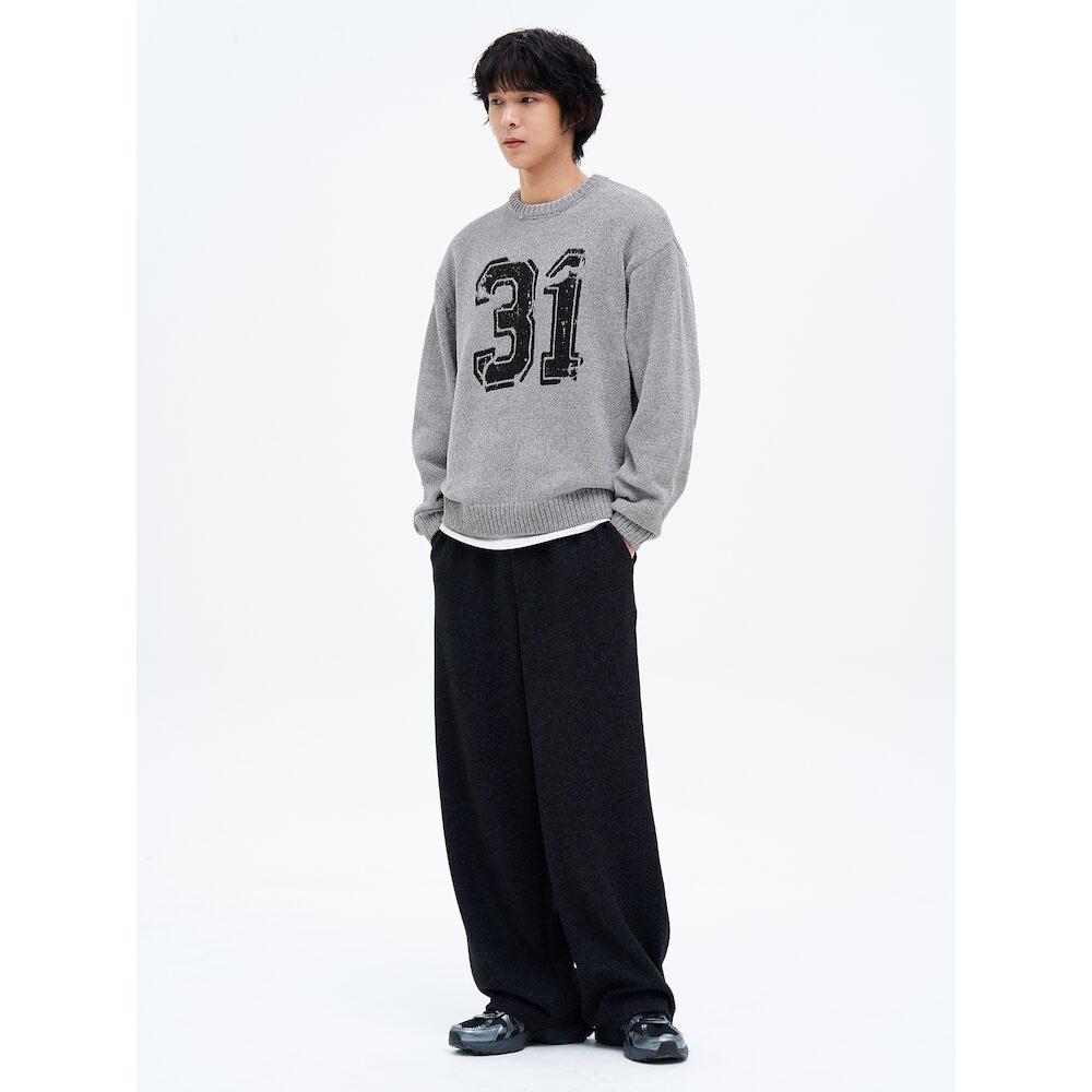 8seconds Melange Knit Jersey Elastic Waist Pants Black