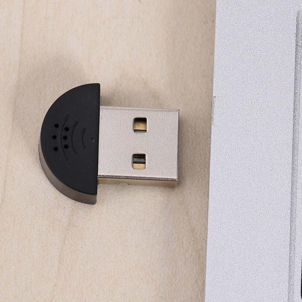 USB direct USB PC smallest USB computer easy to USB for voice recognition compatible with Windows Pi Ultra-compact microphone, plug-in microphone,