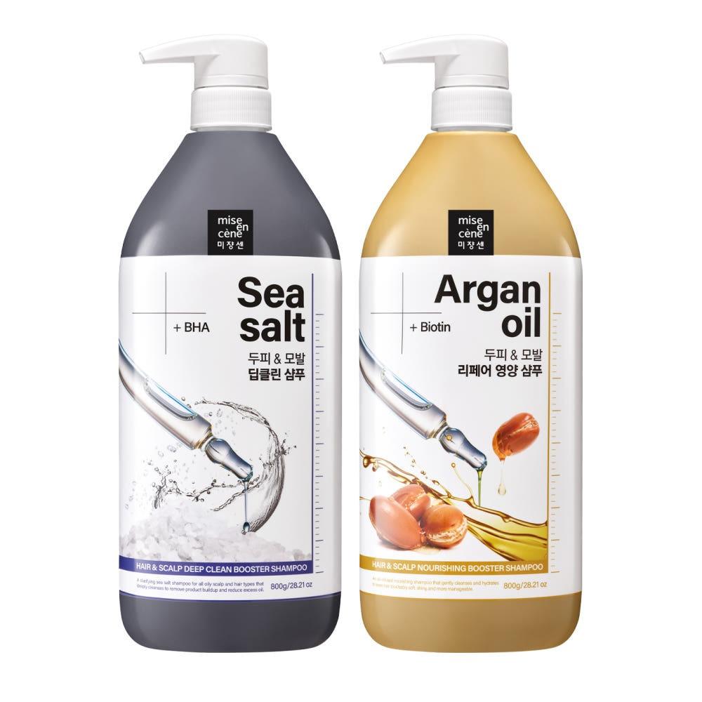 

Mise en Scene Hair & Scalp Booster Shampoo Nourishing Repair and Deep Clean Oil Control Set 800g x 2pcs