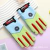 Children's gloves autumn and winter velvet warm students boys and girls thickened cycling windproof outdoor cycling cold-proof gloves
