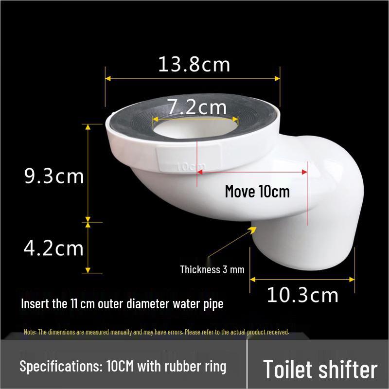 LANGZHIWEN Adjustable Toilet Shifter Kit