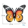 Metal Butterfly Wall Decor 7 Colors Butterflies Sculpture Iron Indoor Outdoor Hanging Wall Art for Garden Yard Fence Home Gift