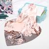 Women's Baotou Artificial Silk Satin Silk Scarf 90cm Printing Square Scarf Silk Scarf