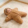 Thick Fleece Starfish Swaddle for Newborns - Anti-Startle Outdoor Sleeping Bag