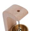 Shopkeepers Bell Wood Brass Hanging Door Bell for Entry Door Restaurant Shop Home Refrigerator Pet Door