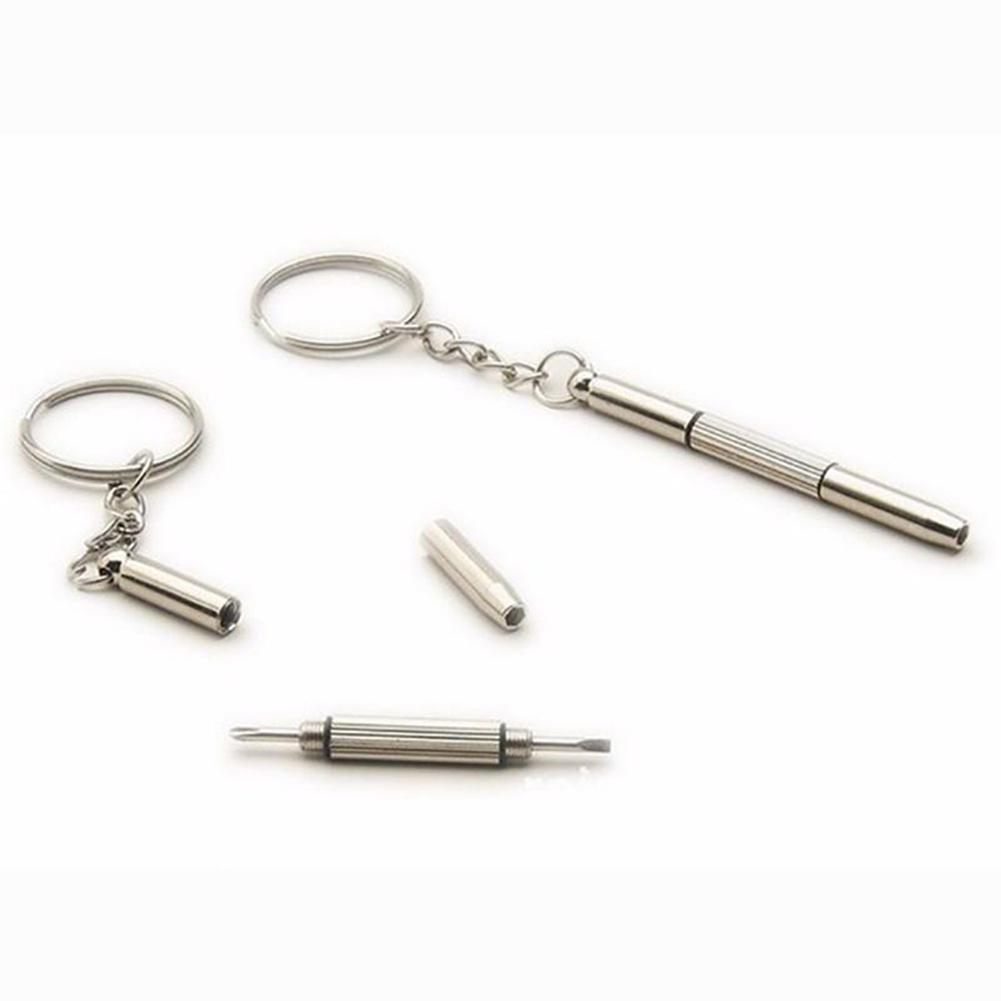 Eyeglass Screwdriver Mini 3in1 Screwdriver Glasses Phone Watch Screw Repair Tool Keyring Keychain Portable Hand Tools