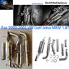 S/S 3" Catback Exhaust + 2.5" Muffler Tip racing For VW GOLF JETTA MK4 1999-2004 1.8T turbocharger 1.8L Turbo Engines