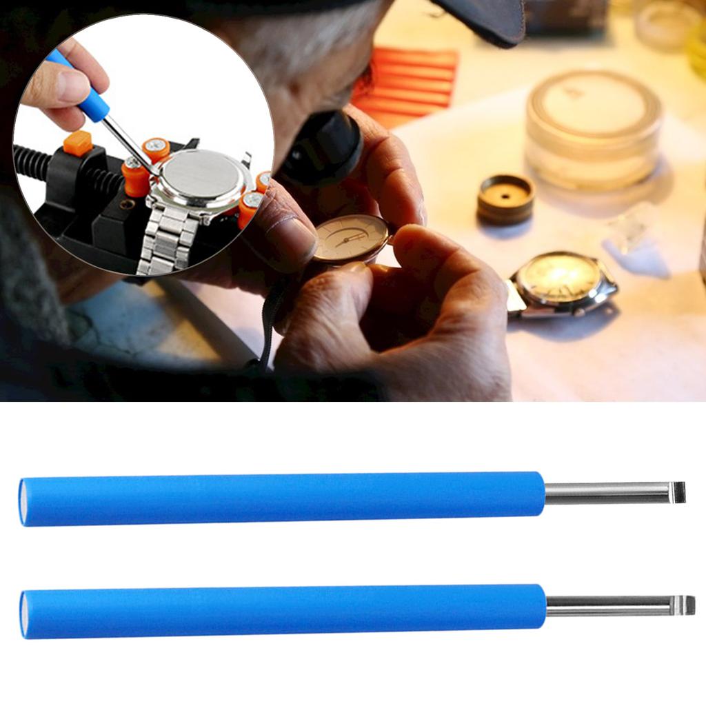 Watch Battery Replacement Kit Watch Repair Prying Tool Watch Case Opener Watch Back Remover Holder Pack of 2
