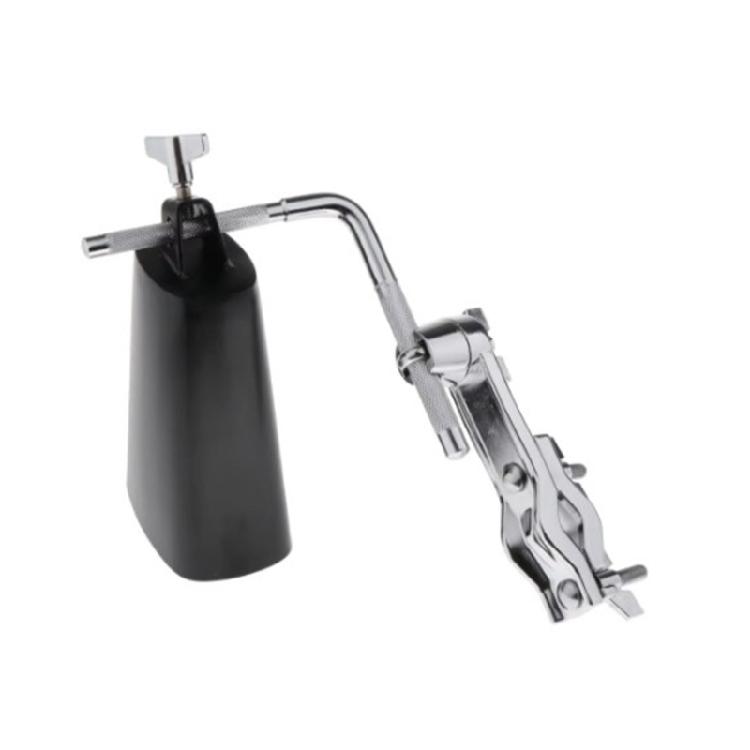 Adjustable Cowbell MountIng Bracket Clamp Holder with Cowbell L-Rod Cowbell Holder Replacement Musical Instrument Parts