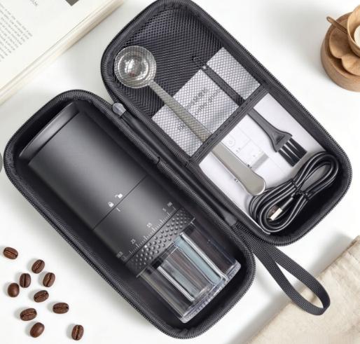 Portable Electric Coffee Grinder, 38 Adjustable Grind Settings for Espresso, Pour Over, French Press, Camping & Travel