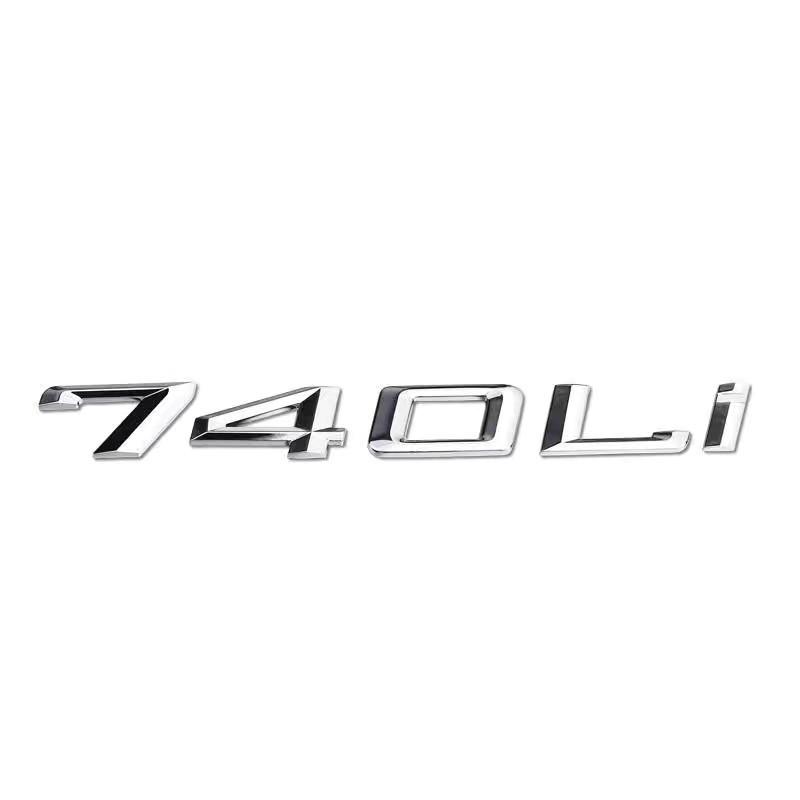 FOR Bmw logo 7 series 730Li 740Li 745Li 750 760Li digital logo with silver logo at the back and car accessories.Quick delivery. bzbf85