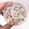 Transparent Sliced Fruit Salad Slime Magic Mud Putty Stress Relief Sludge Toy
