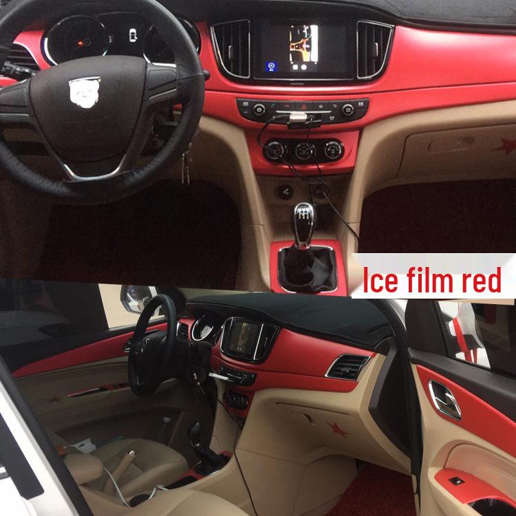 Carbon Fiber Gear Shift Console Sticker for Baojun 730 Interior