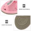 4Pcs Shoes Pet Booties Lightweight Breathable Design for Comfortable Outdoor Wear Size 4 Pink Dog Shoes