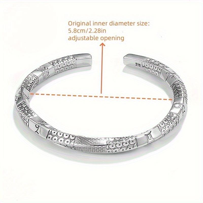 Men's Adjustable Bracelet, Vintage Forest Solid Bracelet, Exquisite and Mysterious Classic Design, Valentine's Day Christmas Gift.