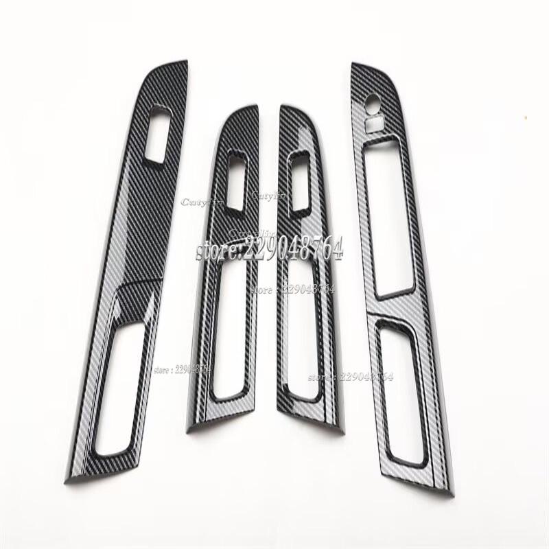 LHD RHD For subaru WRX WRX STi 2014- ABS Window Switch Panel Cover Trim Armrest Panel Lift Button Decoration Styling