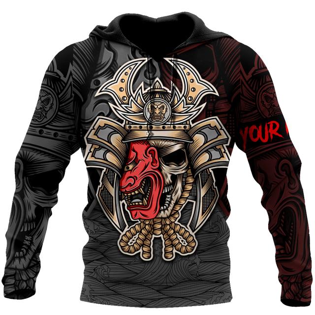 Японская татуировка самурая с 3D принтом — фото 14