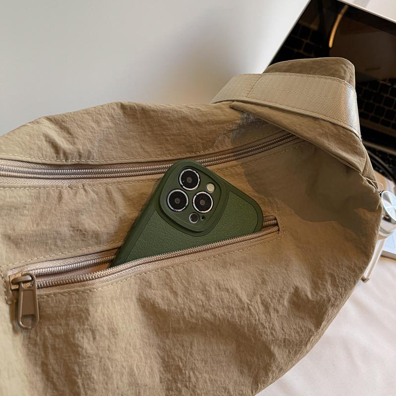 Nylon Sport Crossbody Bag Men's And Women's Large Capacity Tote Bag Commuter Shoulder Bag