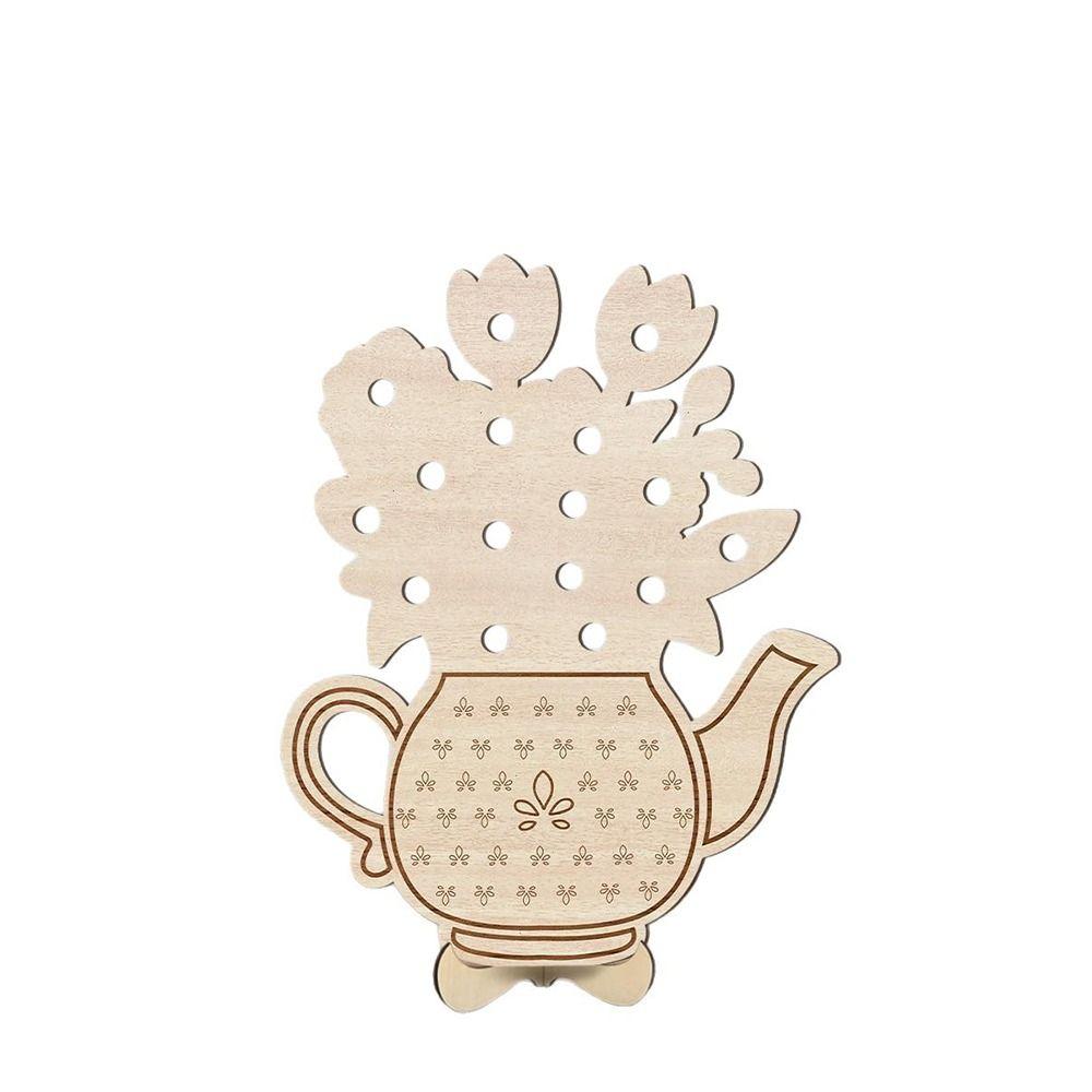 Portable Floral Arrangement Decoration Vase Support Flower Vase Gift Wooden Support  Mothers Day