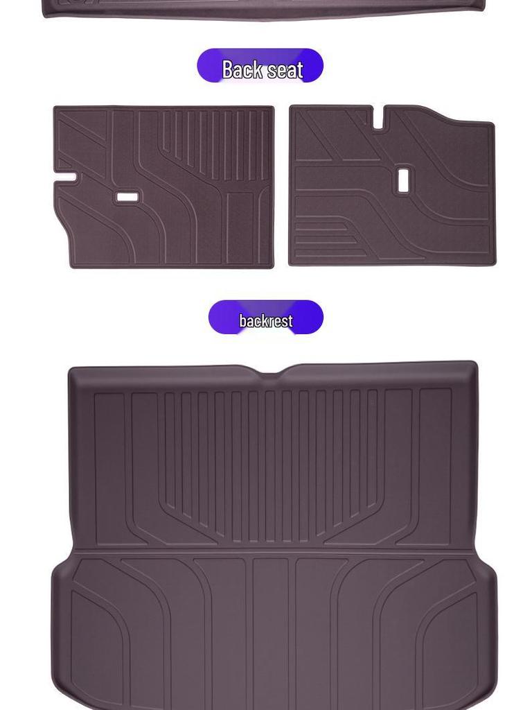 Eco-Friendly TPE Trunk and Seat Back Mats for 25 Leapmotor B10 Models